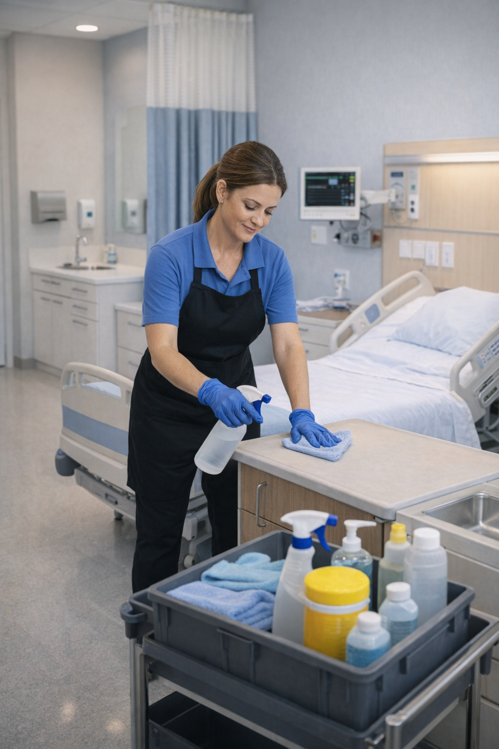 Hospital cleaning service