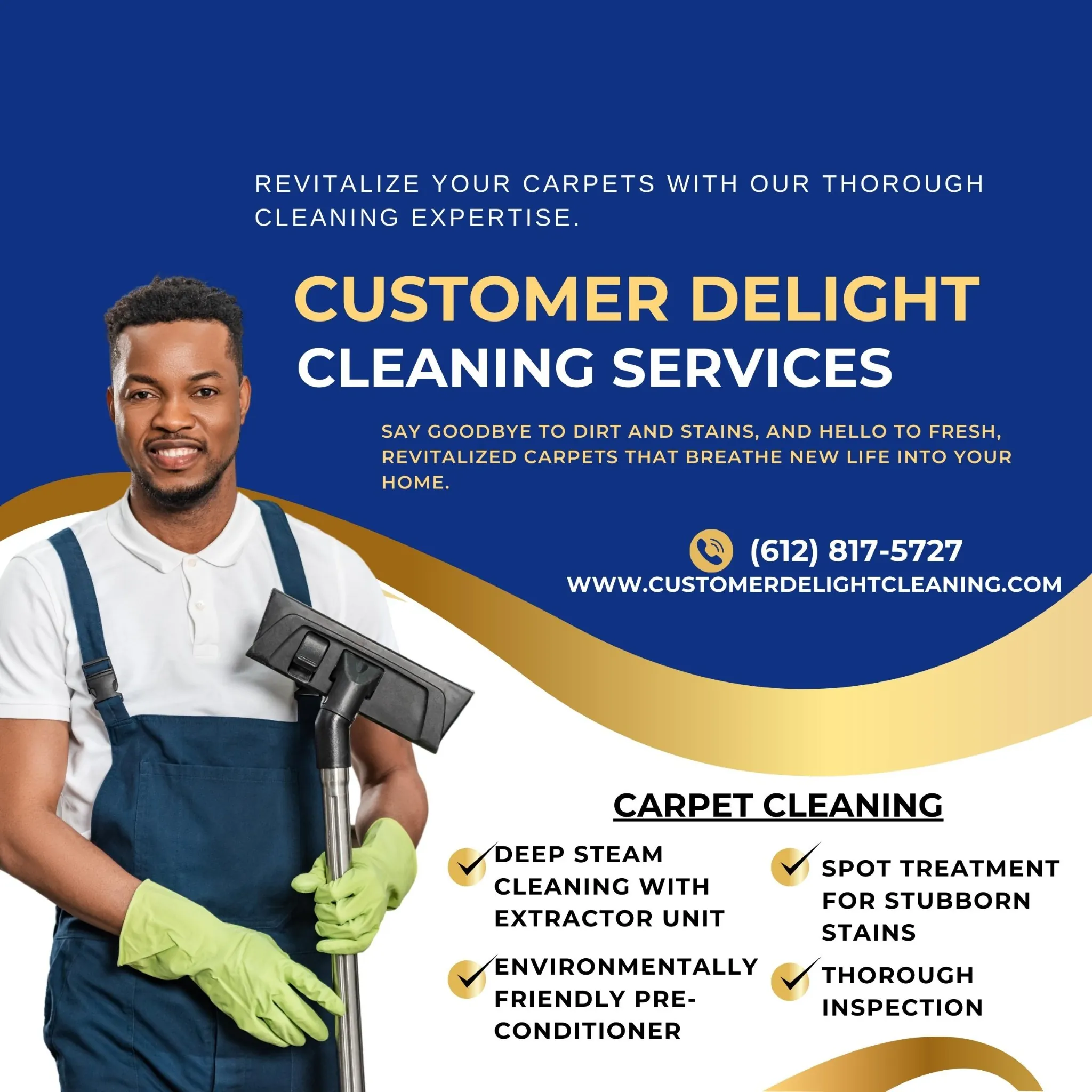 Carpet cleaning flyer